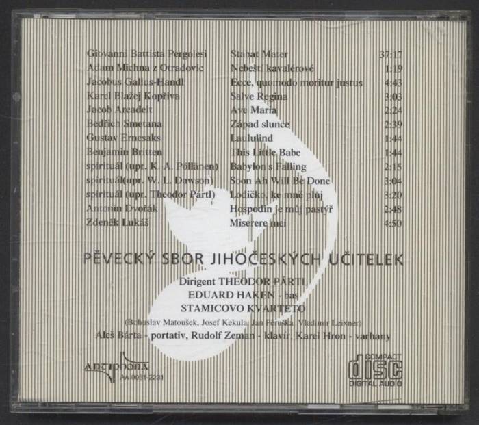 Pěvecký sbor jihočeských učitelek, G. B. Pergolesi - Stabat Mater (CD)