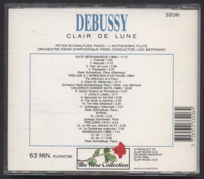 Debussy - Clair De Lune (CD)