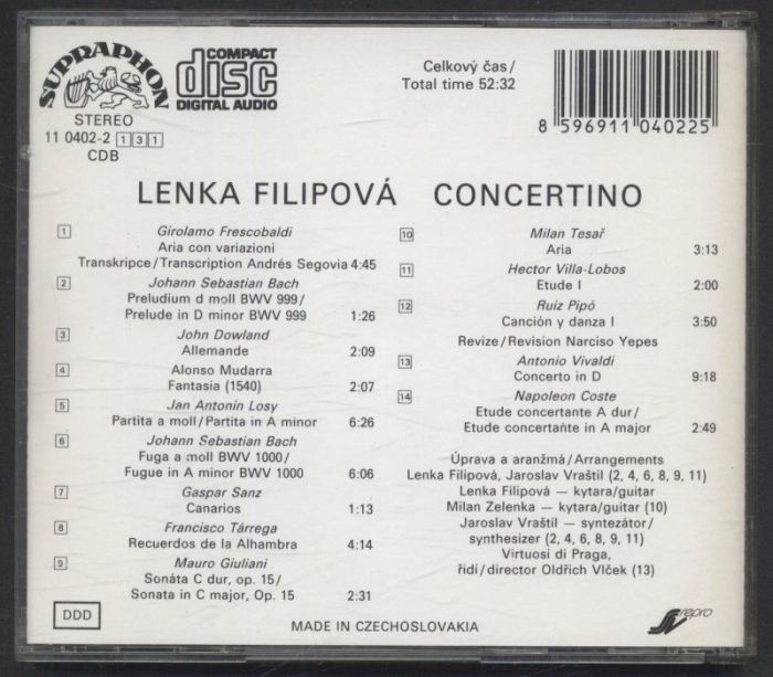 Lenka Filipová - Concertino (CD)