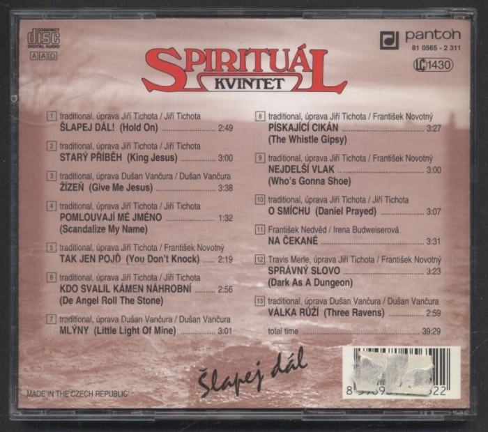 Spirituál kvintet - Šlapej dál! (CD)