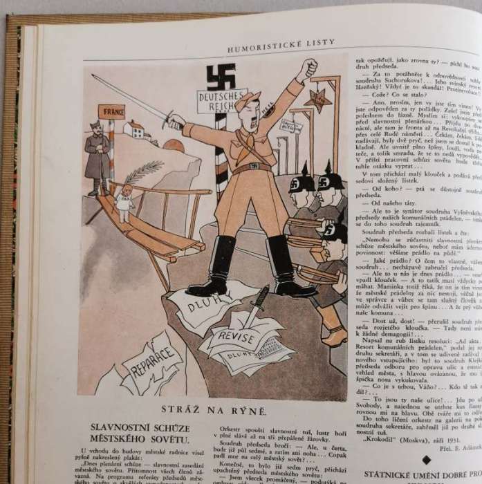 Humoristické listy 1932 (kompletní 75. ročník, vázáno)