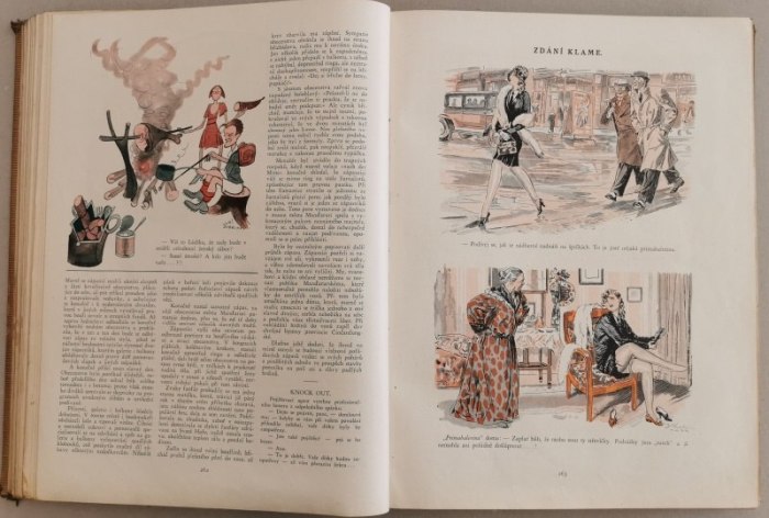 Humoristické listy 1929 (kompletní 72. ročník, vázáno)