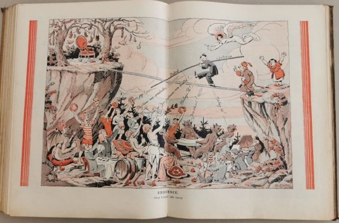 Humoristické listy 1929 (kompletní 72. ročník, vázáno)