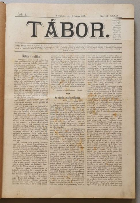 Tábor 1897 (kompletní ročník. 52 čísel)