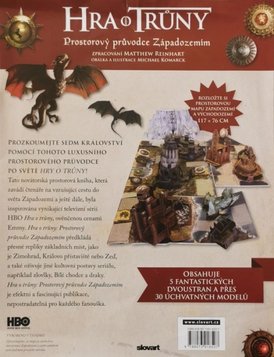 Reinhart, Matthew Hra o Trůny - Prostorový průvodce Západozemím.