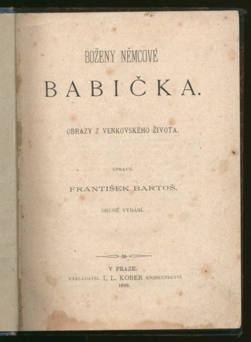Němcová, Božena - Babička