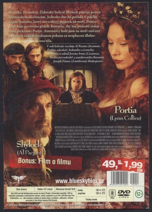 Kupec benátský (DVD)