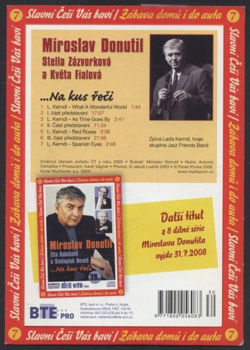 Miroslav Donutil ...Na kus řeči (DVD)