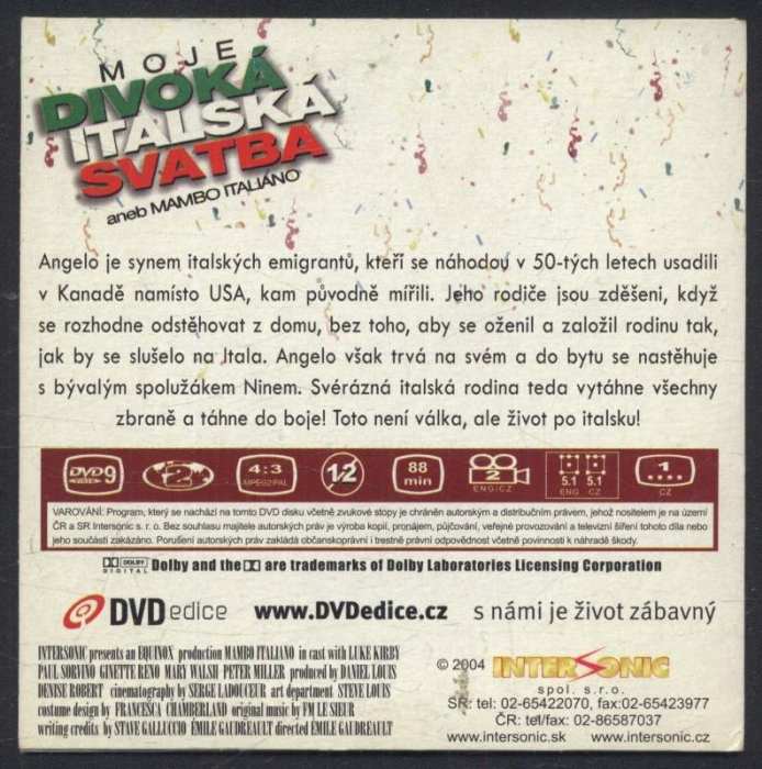 Moje divoká italská svatba (DVD)