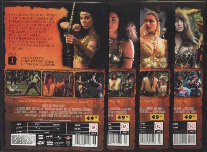Herkules díl 1-11 (4DVD)
