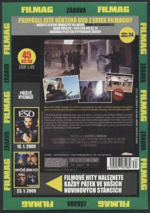 Delta Force 3: Vražedná hra (DVD)