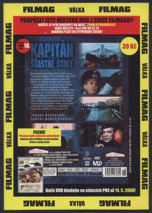 Kapitán šťastné štiky (DVD)