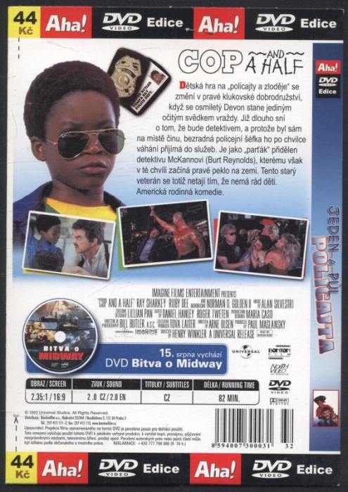 Jeden a půl policajta (DVD)