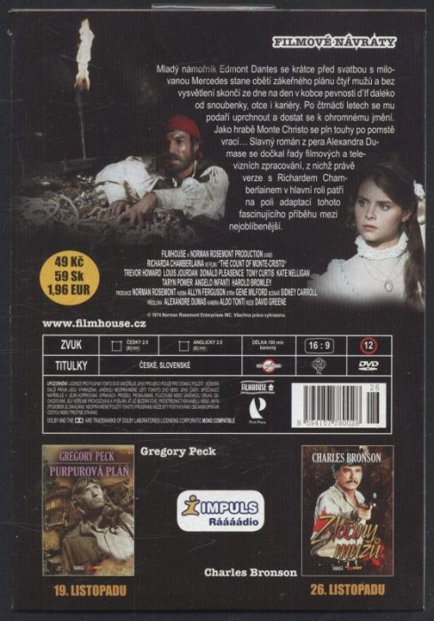 Hrabě Monte Christo (DVD)