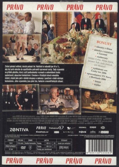 Obsluhoval jsem anglického krále (DVD)