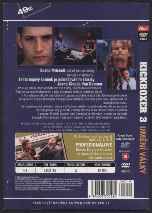 Kickboxer 3: Umění války (DVD)
