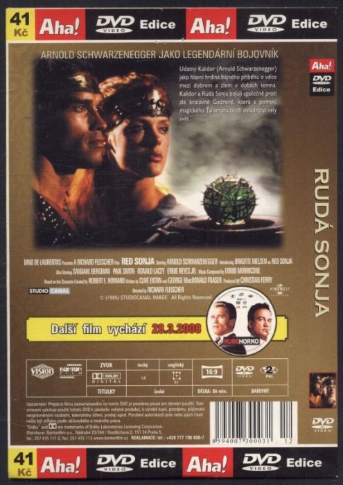 Rudá Sonja (DVD)