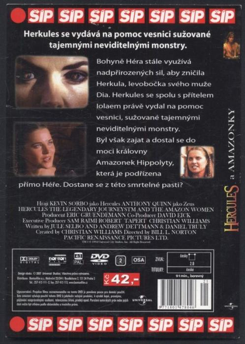 Hercules a Amazonky (DVD)