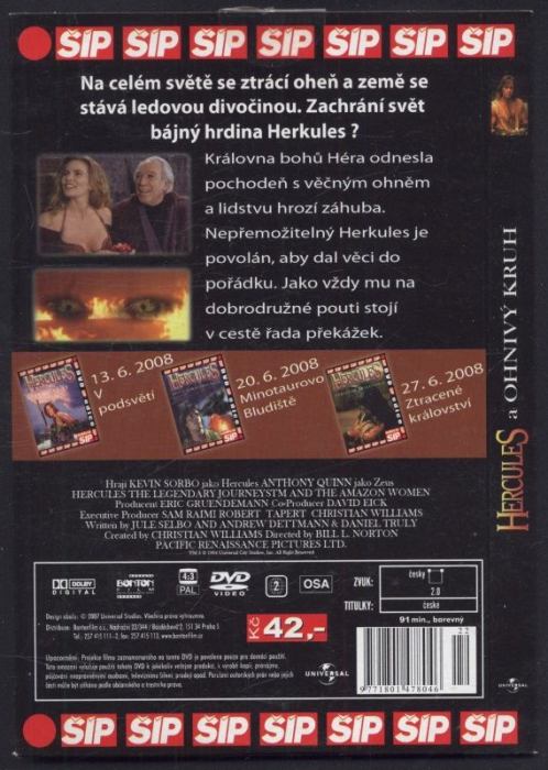 Herkules a ohnivý kruh (DVD)