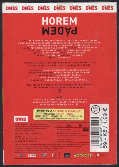 Horem pádem (DVD)