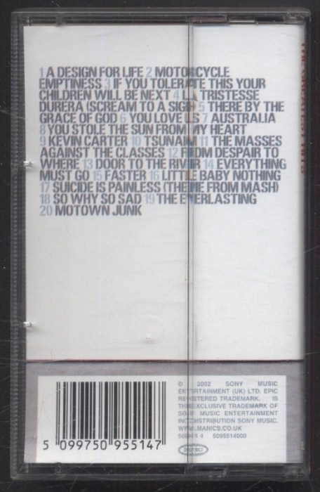 Manic Street Preachers - Forever Delayed (The Greatest Hits) (MC)