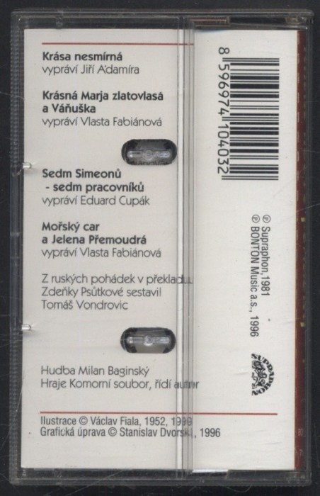 Ruské lidové pohádky 1 : Krása nesmírná (MC)