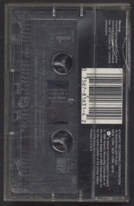 Various - Quicksilver (Original Motion Picture Soundtrack) (MC)