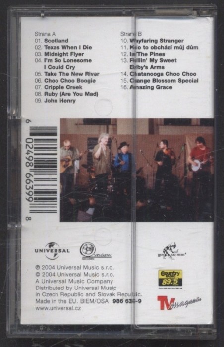 Charlie McCoy, Robert Křesťan & Druhá tráva - Live In Brno (MC)