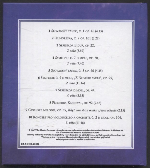 Antonín Dvořák - České melodie (CD)