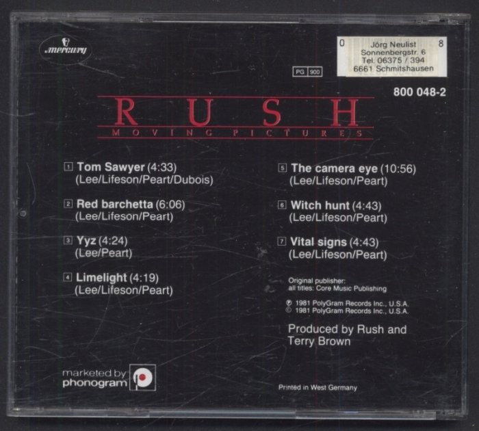 Rush - Moving Pictures (CD)