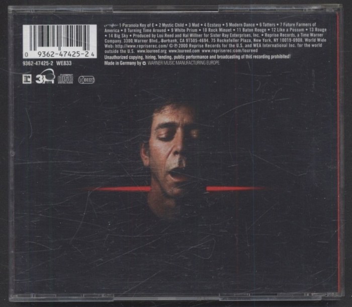 Lou Reed - Ecstasy (CD)