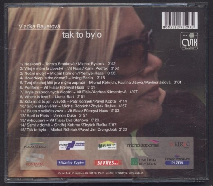 Vlaďka Bauerová - Tak to bylo (CD)