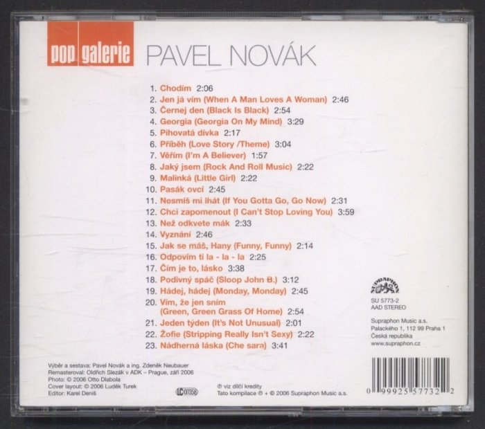 Pavel Novák - Pop galerie (CD)