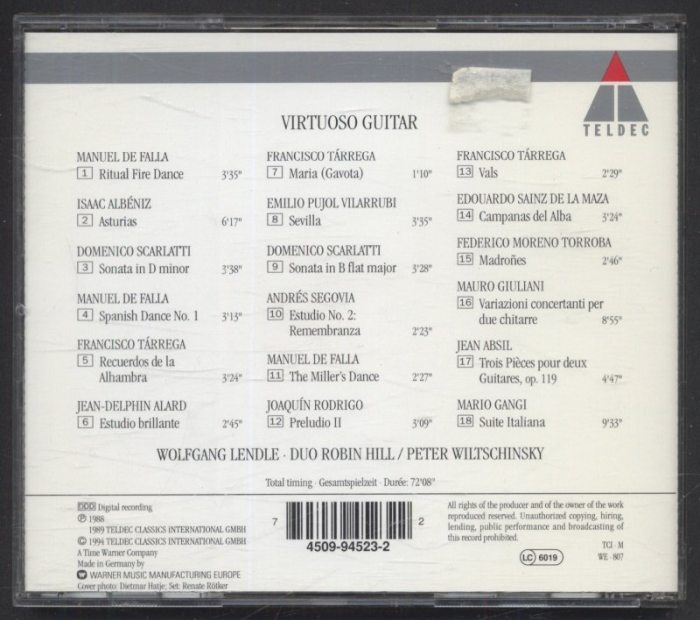 Various - Virtuoso Guitar (CD)