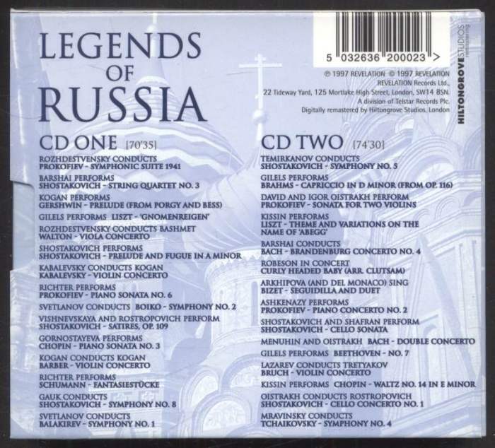 Various - Legends of Russia (2CD)