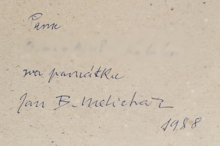 Jan B. Melichar - Žižkův rybník u Sudoměře (akvarel)