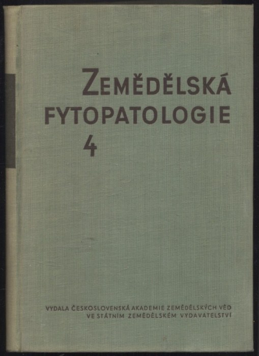 Zemědělská fytopatologie 1-4 (4 svazky)