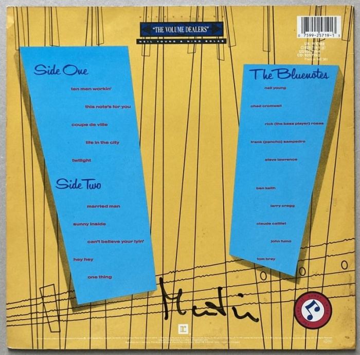 Neil Young & The Bluenotes - This Note's For You (LP)