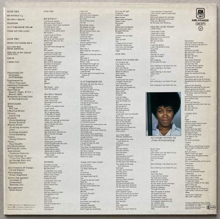 Joan Armatrading - Me Myself I (LP)