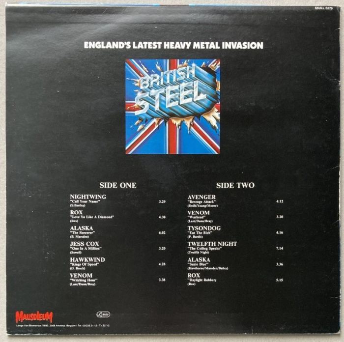 Various - British Steel - England's Latest Heavy Metal Invasion (LP)