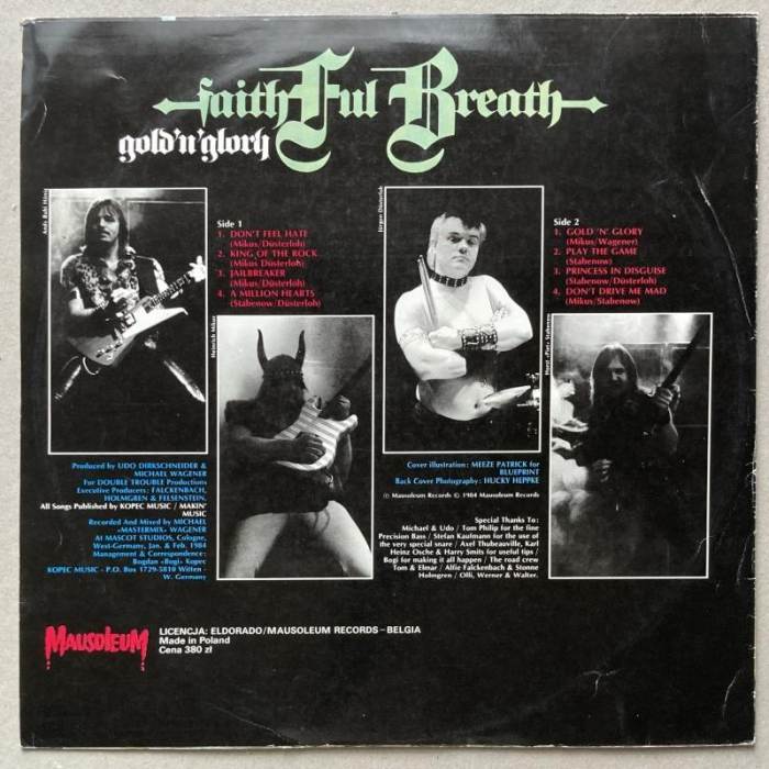 Faithful Breath - Gold'n'Glory (LP)