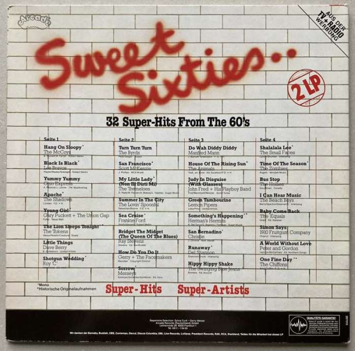 Various - Sweet Sixties (2LP)