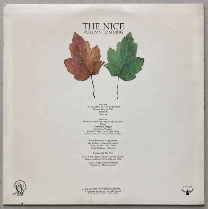 The Nice - Autumn To Spring (LP)