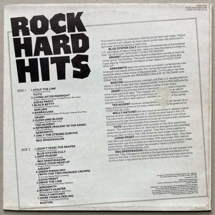 Various - Rock Hard Hits (LP)