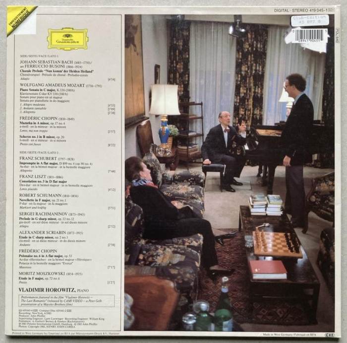 Horowitz - Horowitz (LP)