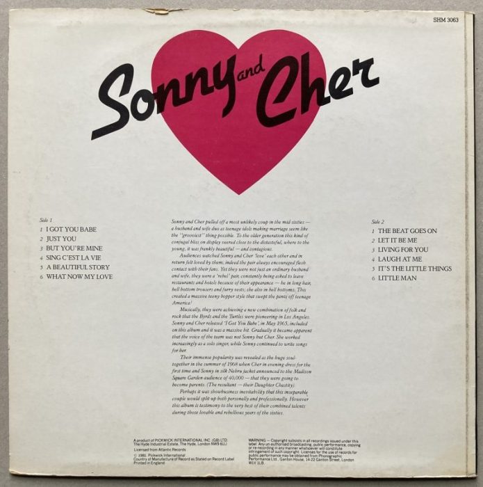 Sonny & Cher - The Very Best Of Sonny And Cher (LP)