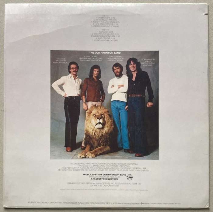 The Don Harrison Band - The Don Harrison Band (LP)