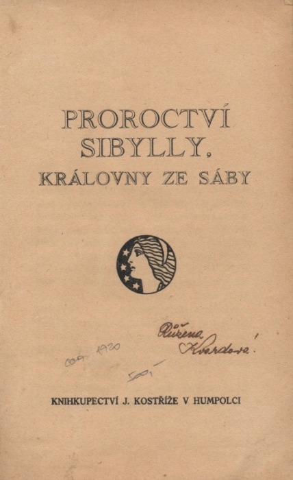 Proroctví Sibylly. Královny ze Sáby.