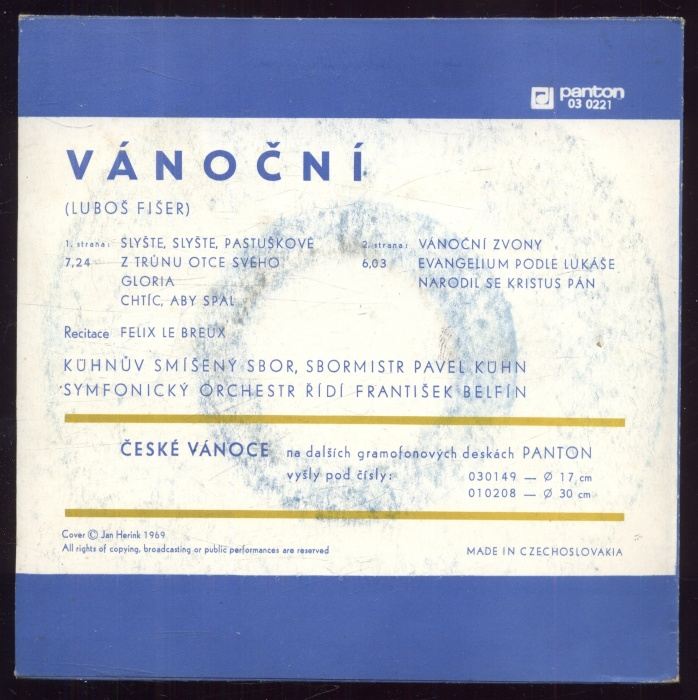 Luboš Fišer - Vánoční (Evangelium a Koledy) (SP)