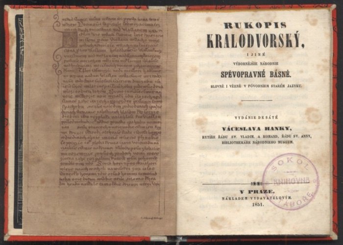 Hanka, Váceslav - Rukopis Kralodvorský